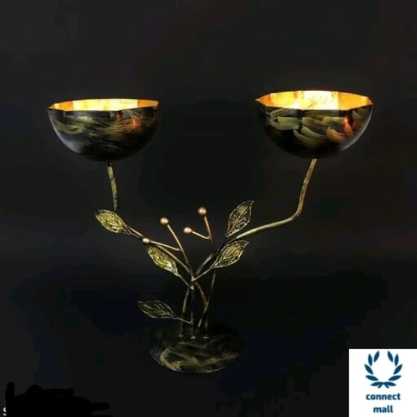 Tea Light Candle Holder Stand For Home Decoration - Metal, Tea Light Candle Holder, Pack of1